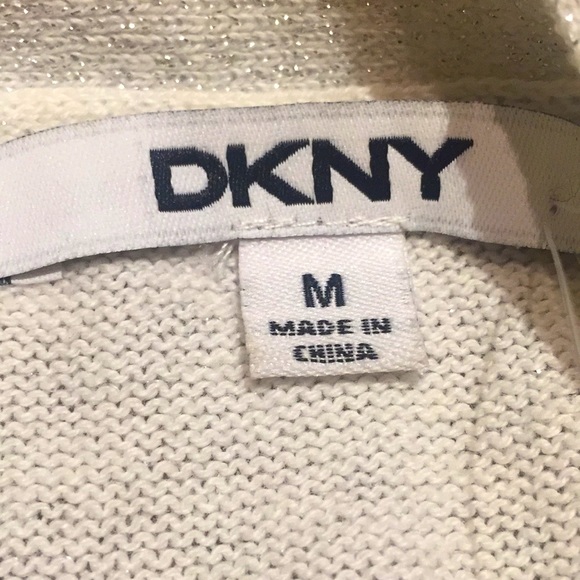 Dkny sweater sparkly silver - Picture 3 of 3